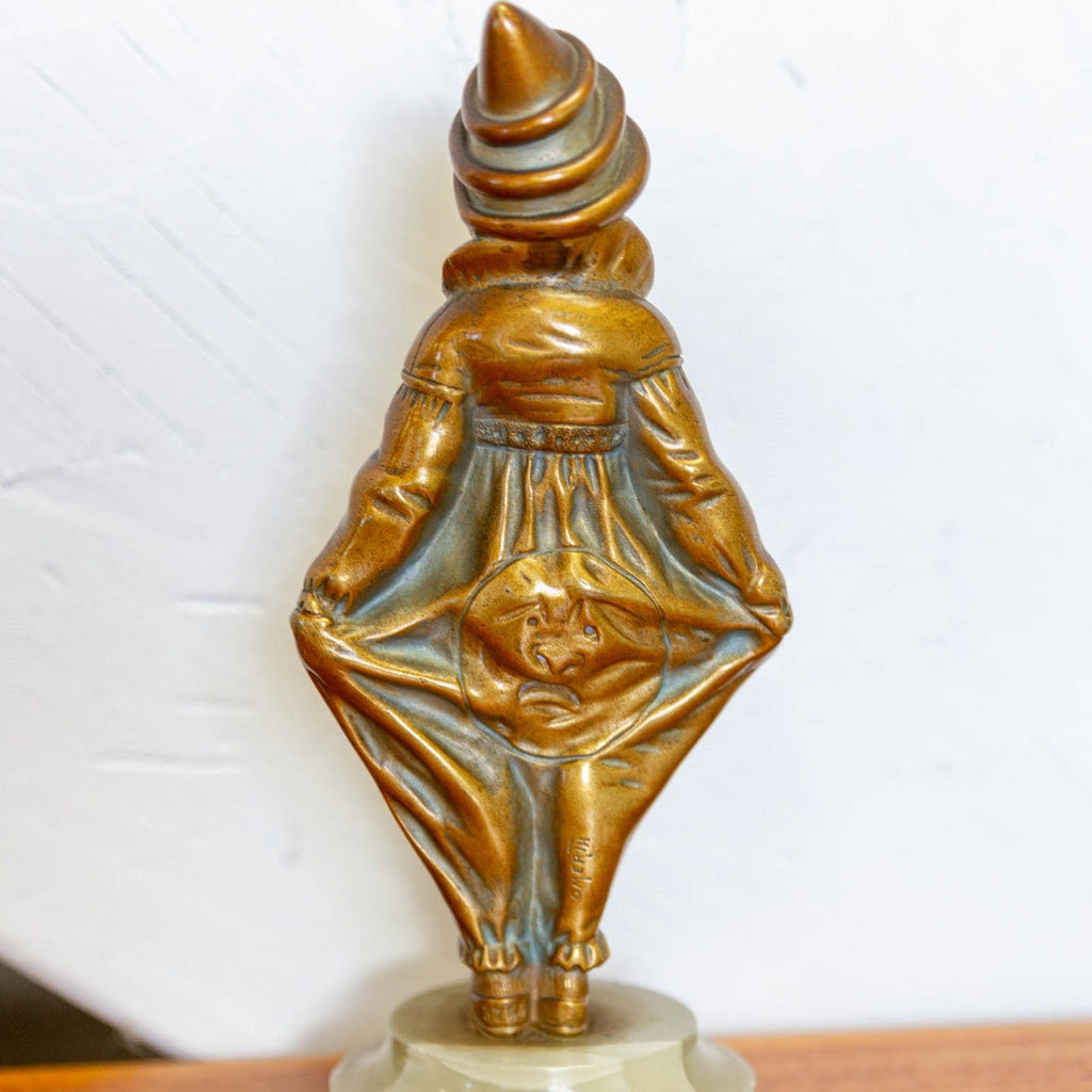 French Art Deco Bronze Figure Circa 1920 Signed By George Omerth