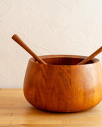Dansk Teak Salad Set Danish Modern