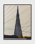 "Transmission Tower II" Oil on Canvas By William Steiger