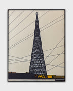 "Transmission Tower II" Oil on Canvas By William Steiger