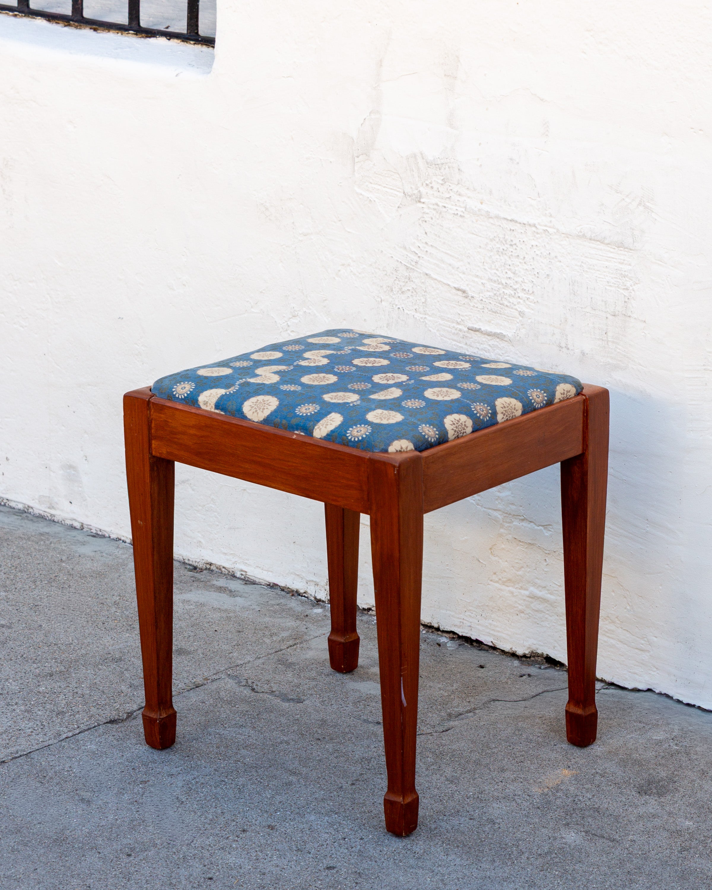 Vintage Sewing Stool with Storage