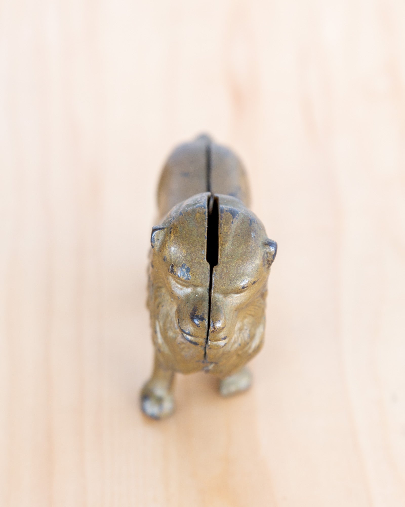 1930’s Metal Lion Piggy Bank