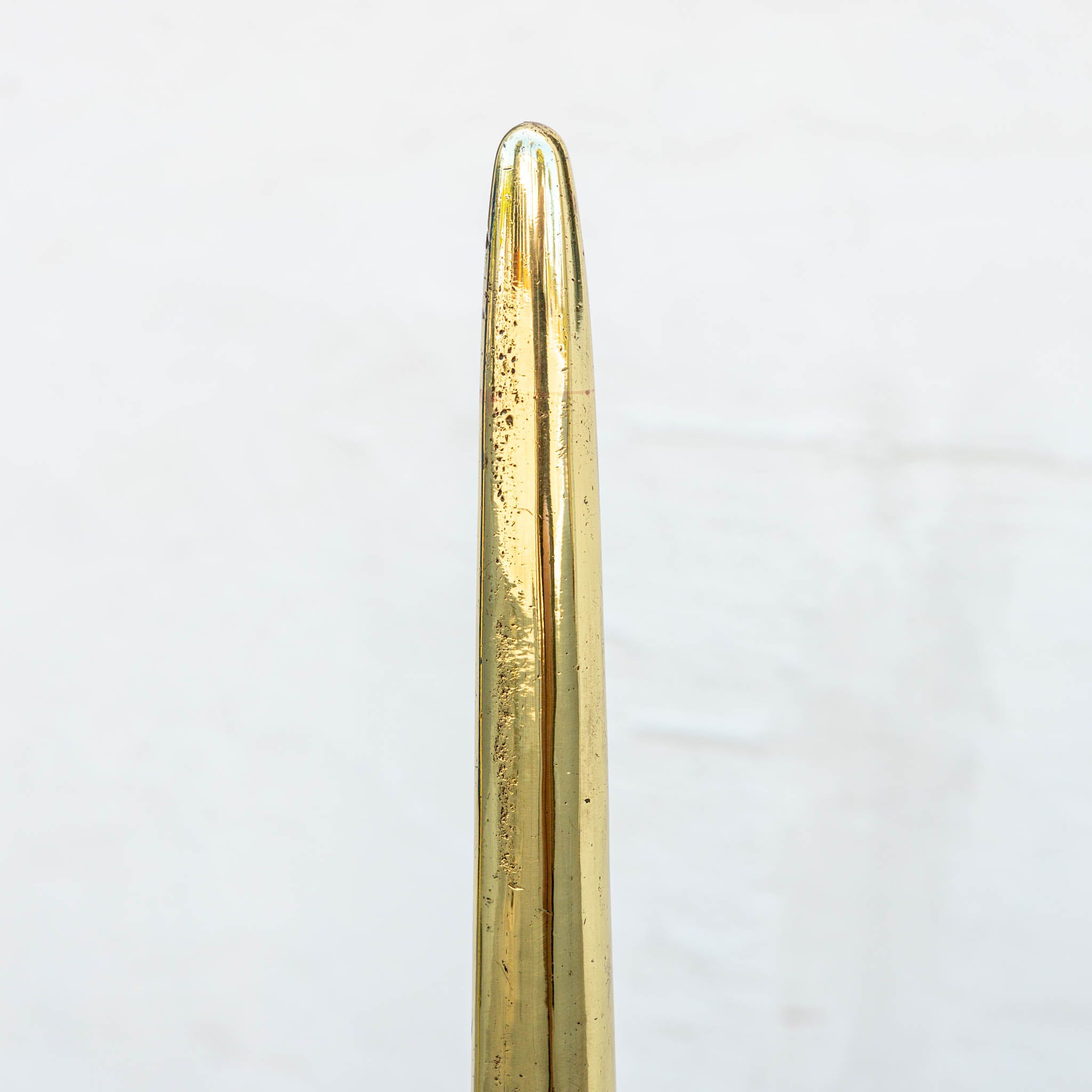 Monumental French Regency Andirons From The Late 18th Century - A Pair