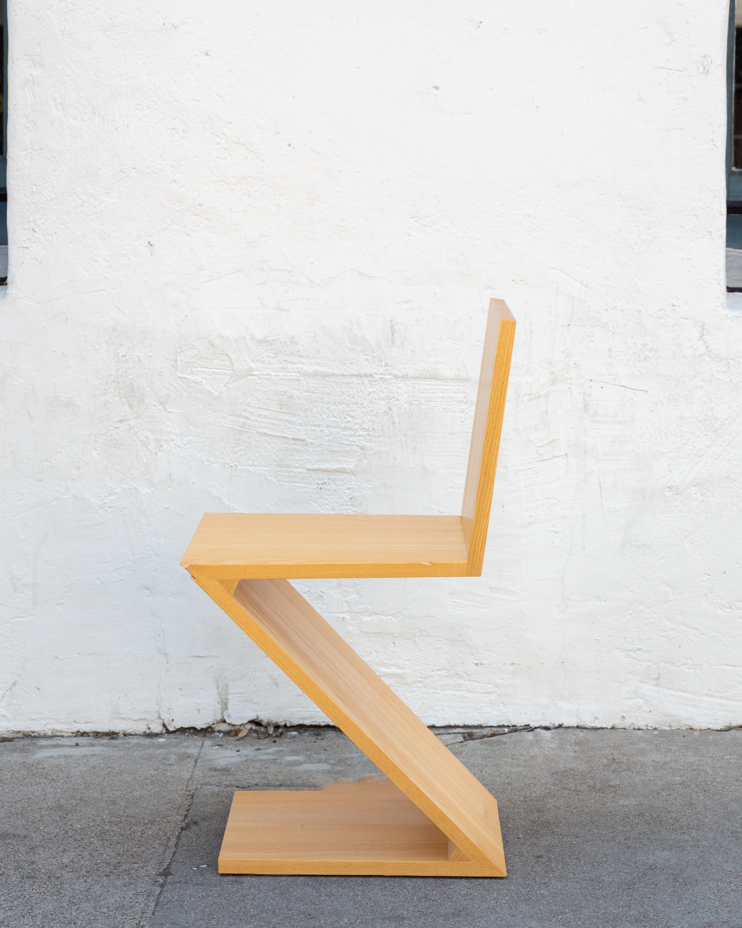 Iconic Zig Zag Chair by Gerrit Thomas Rietveld Originally Designed in 1934, As F