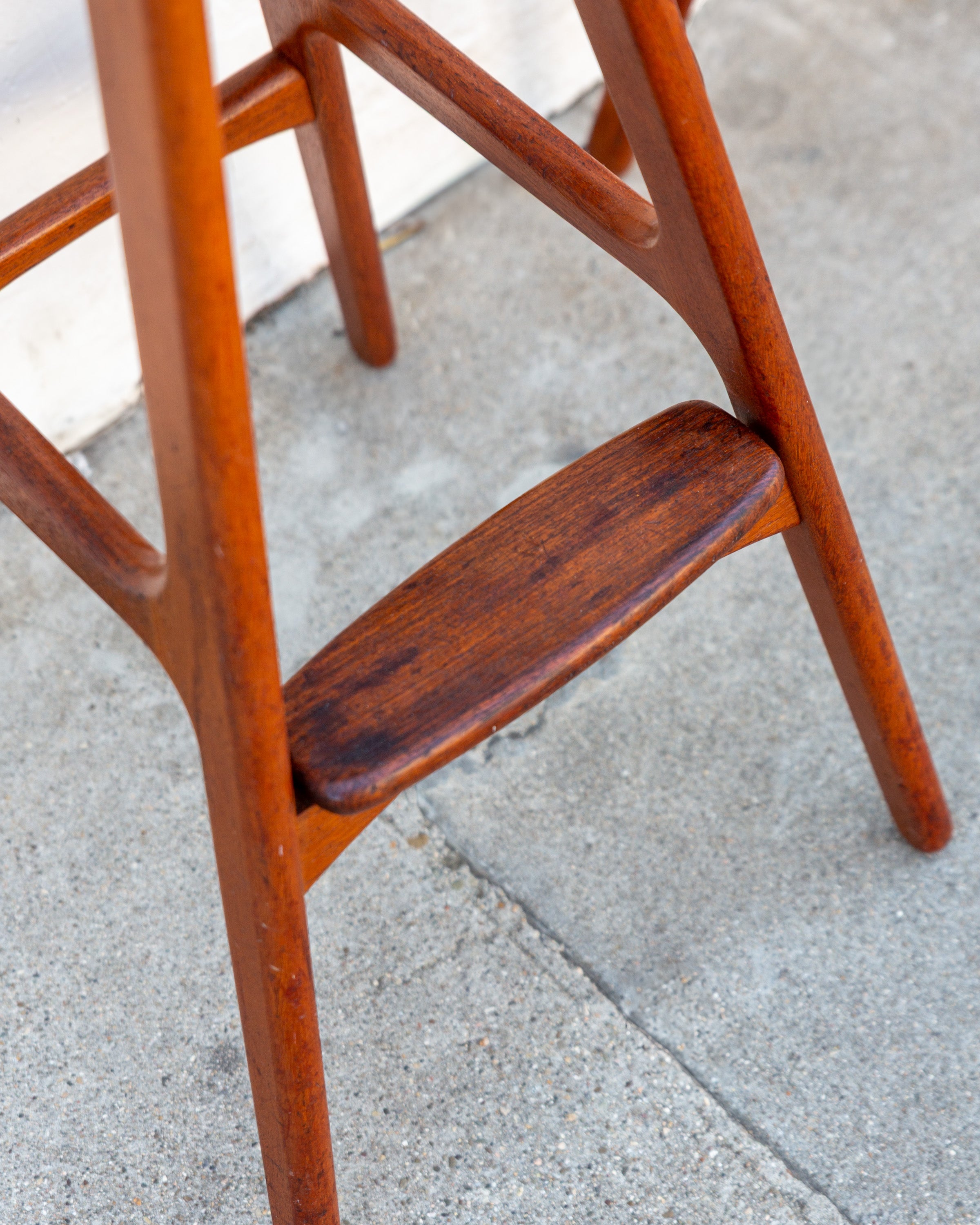 Original 1960's Vintage Erik Buch Barstools Made in Denmark