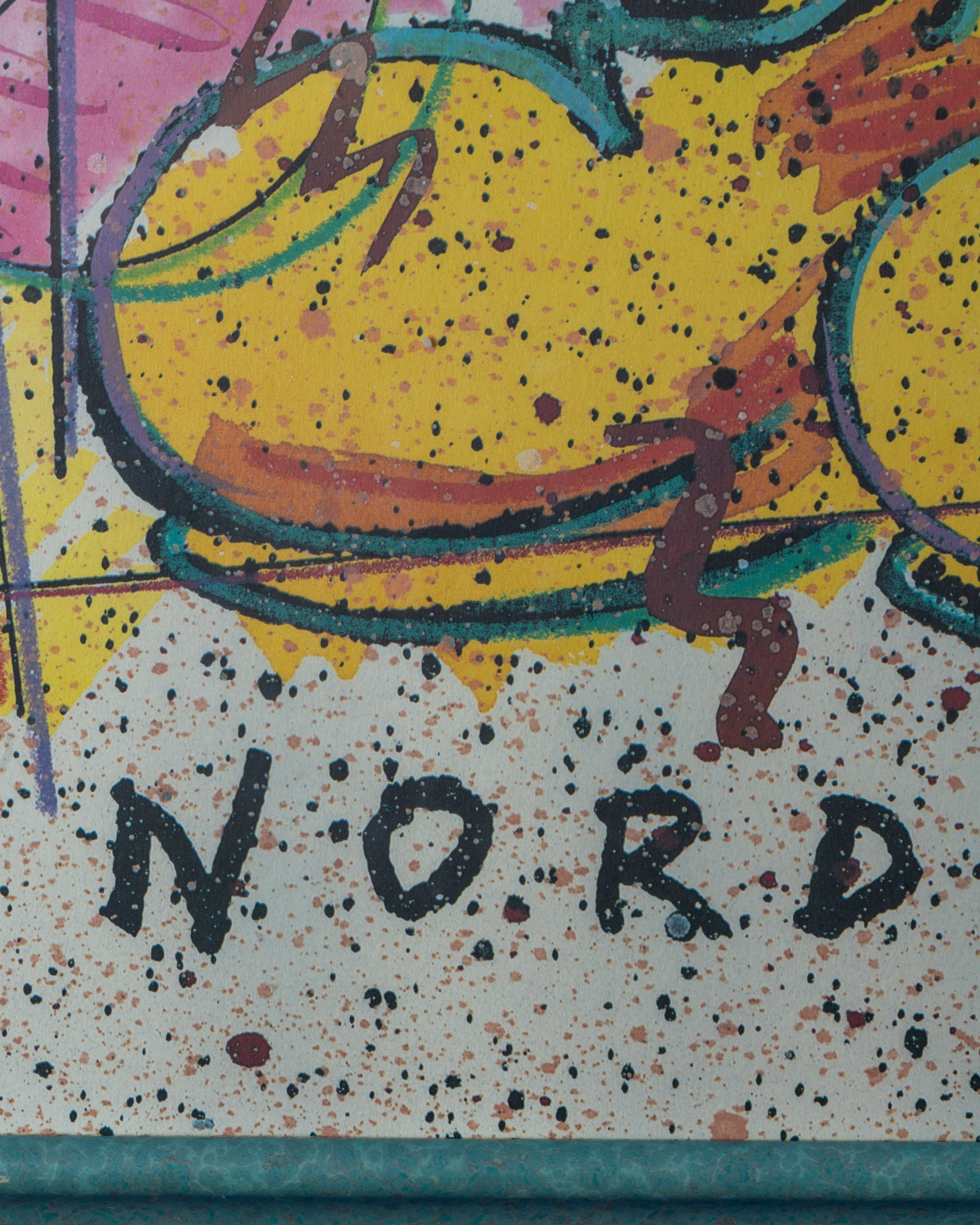 Vintage Mickey & Nordstrom Signed Poster Framed