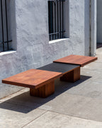 Mid-Century Walnut Expanding Coffee Table by John Keal for Brown Saltman