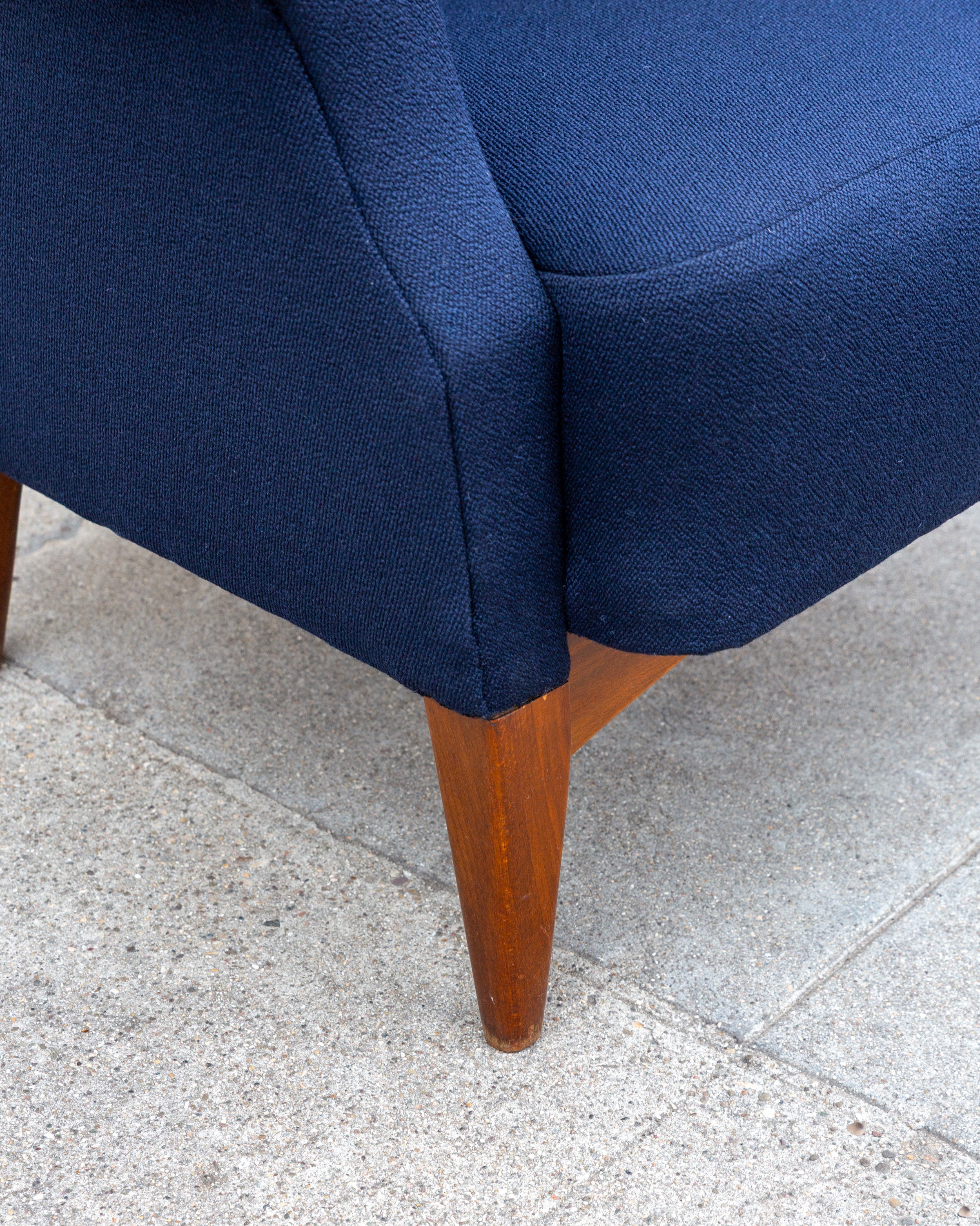 Danish Modern Lounge Chair by Fritz Hansen, New Upholstery