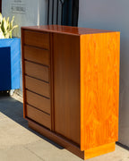 Vintage 1960s Danish Teak Dresser/Wardrobe