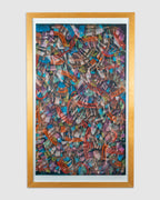 Modernist Pastel Painting Signed, Mystery