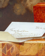 Rino Gonzalez Framed Signed Original Oil On Canvas "Love Letters"