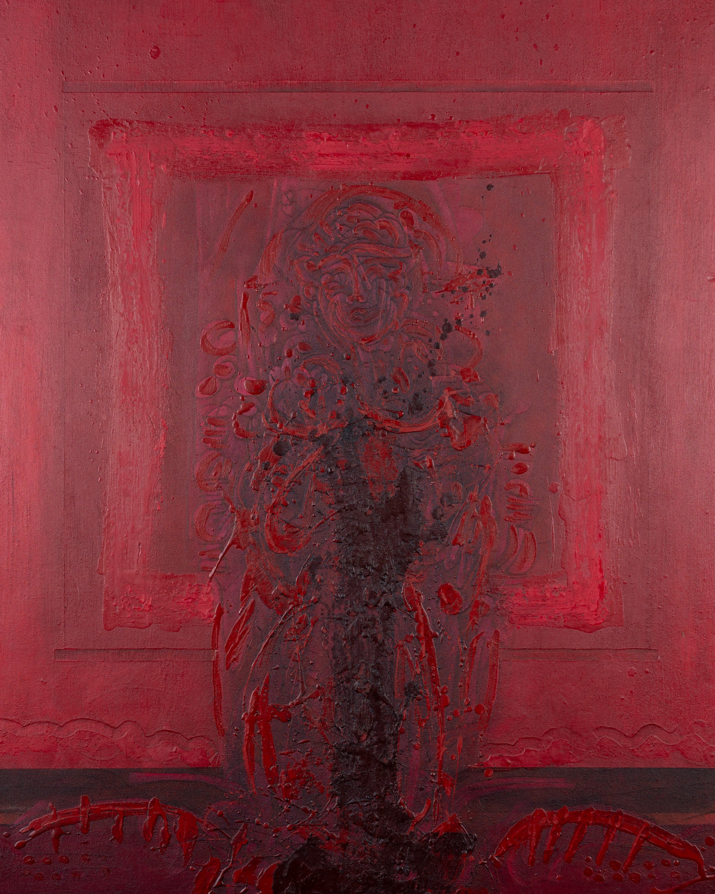 Oil On Canvas By Mexican Modernist Alfonso Lopez Monreal