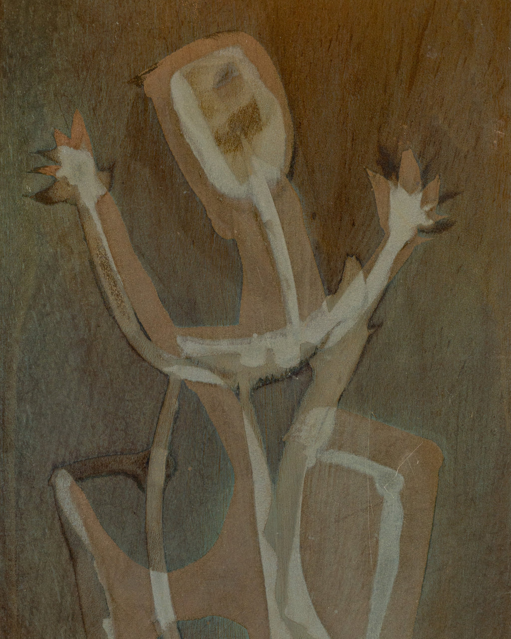 Acid Etched Abstract by Silvio Giovemetti, Italy 1973