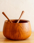 Dansk Teak Salad Set Danish Modern