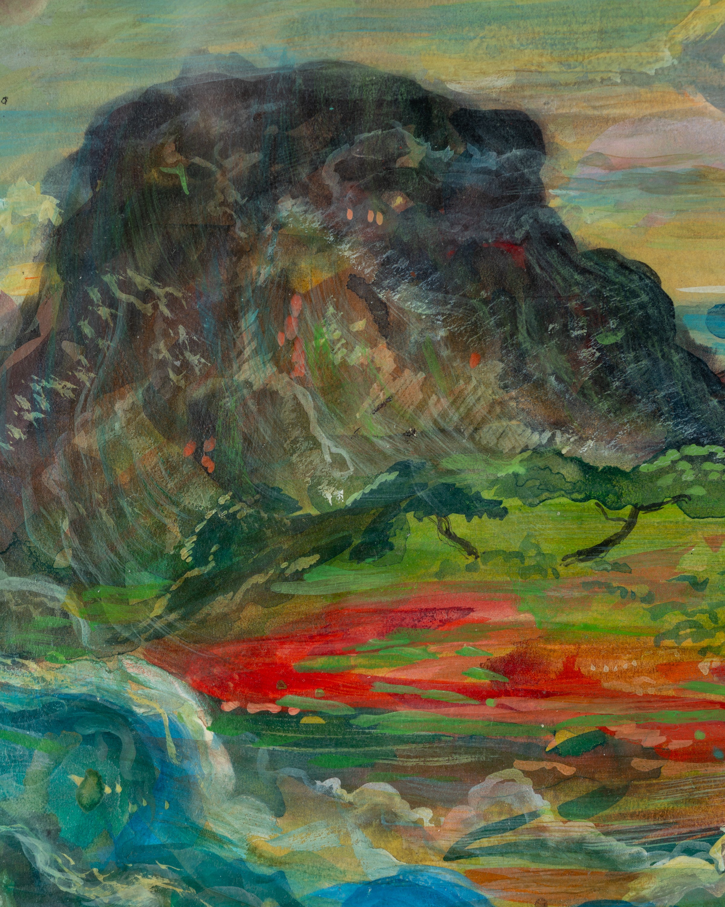 Martin Baer (1894-1961) mixed media on paper , 1948