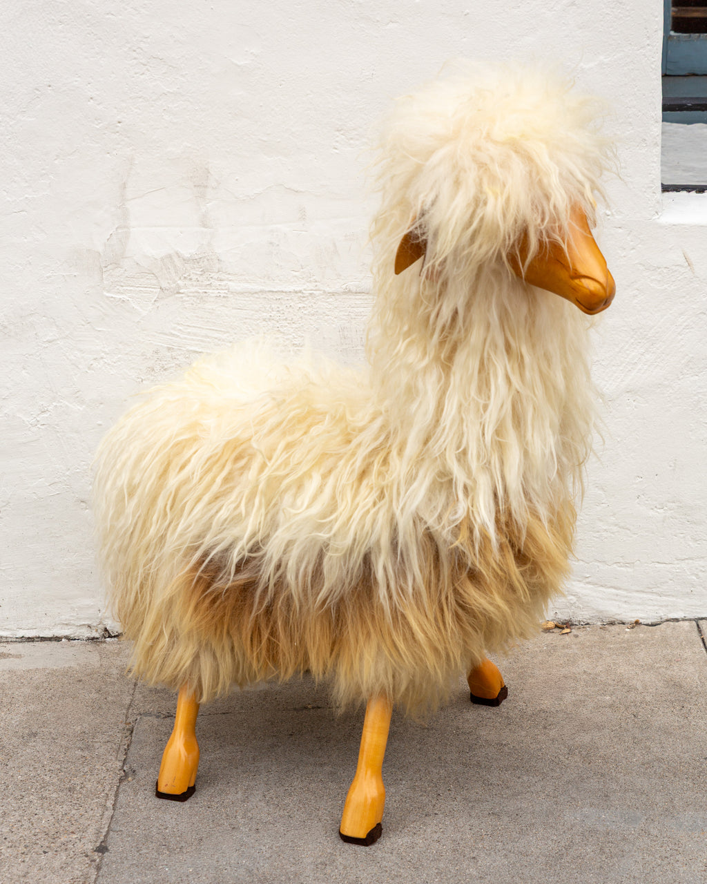 Vintage Llama Stool