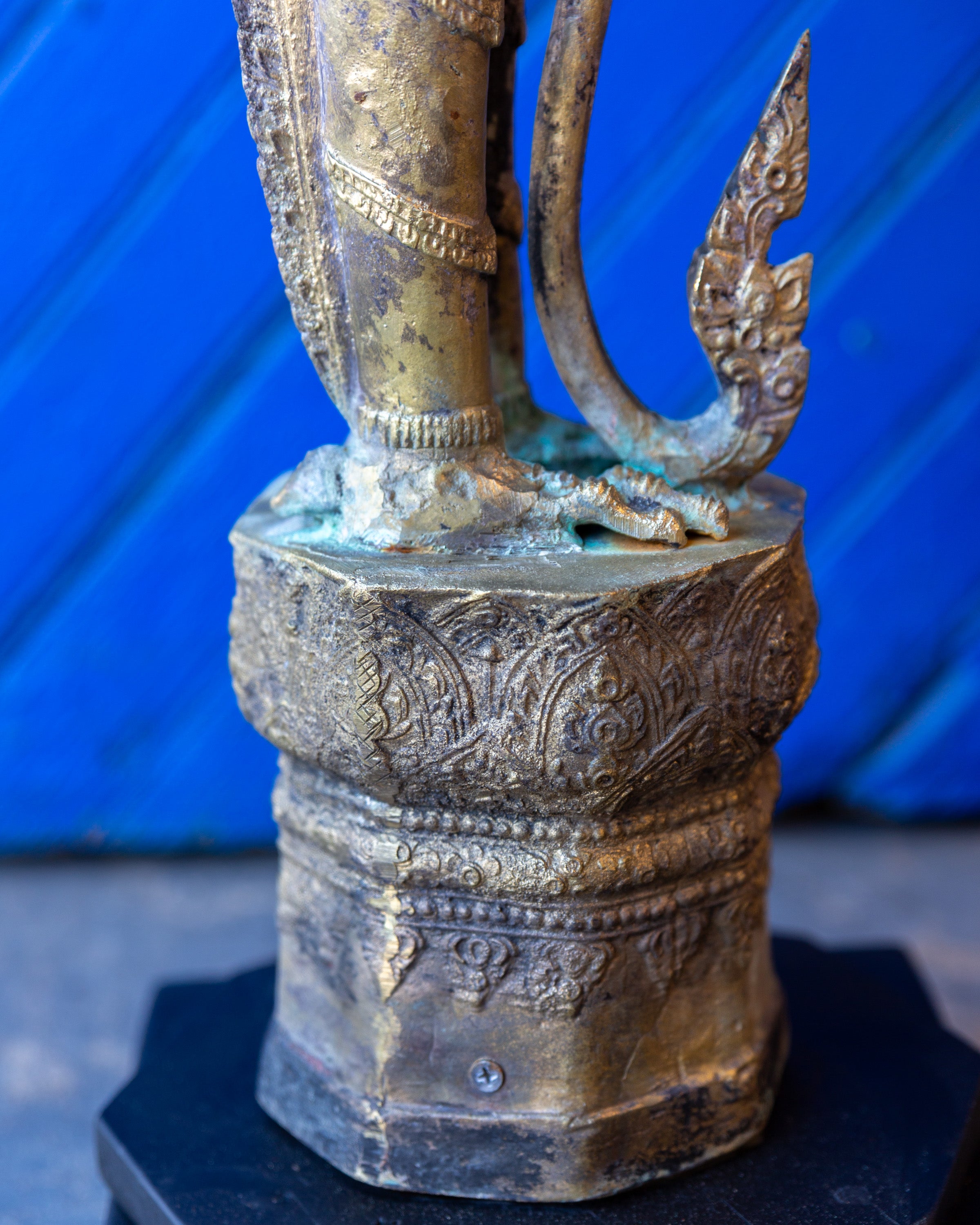 Vintage Bronze Mythical Hindu Bird on New Base