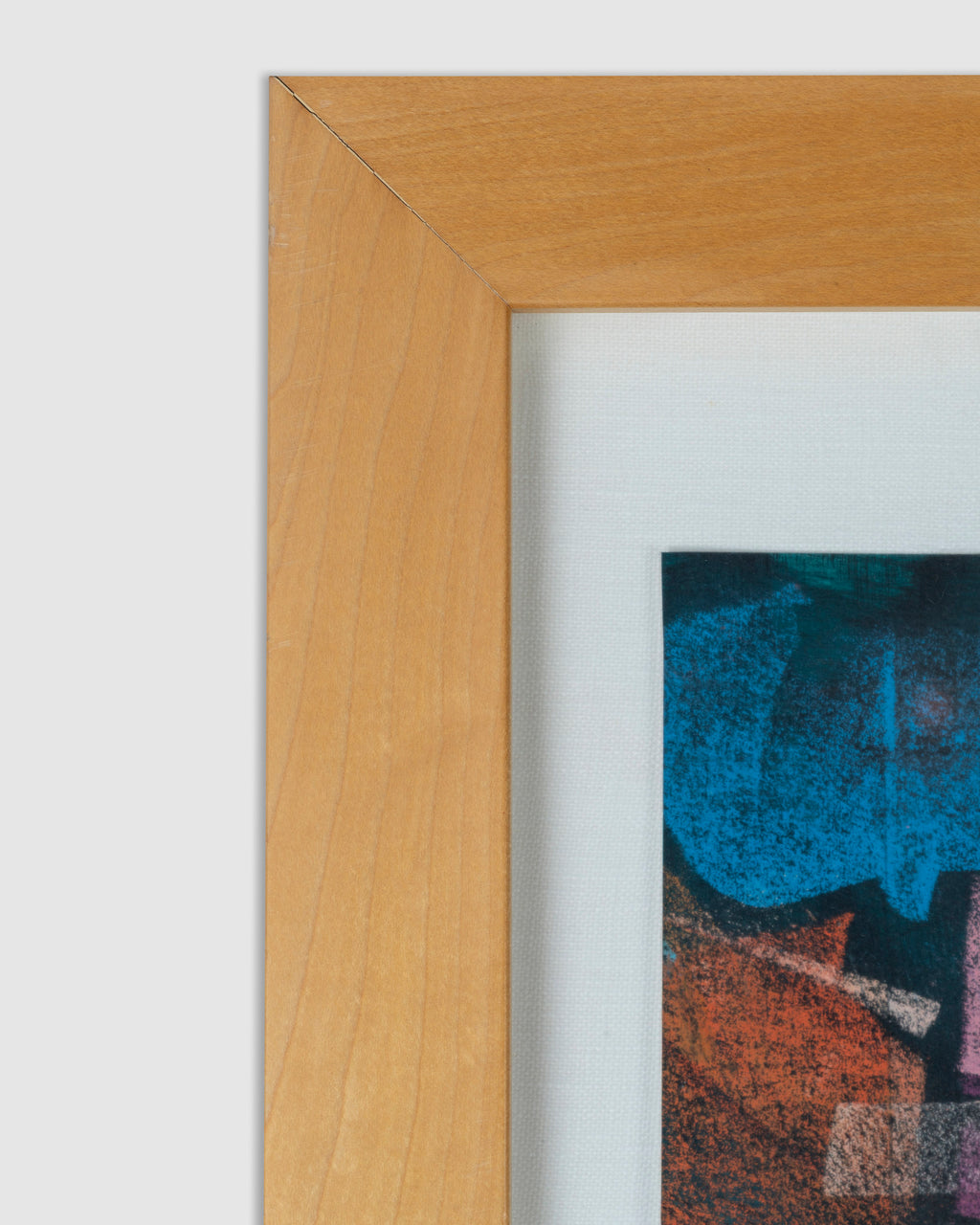 Modernist Pastel Painting Signed, Mystery