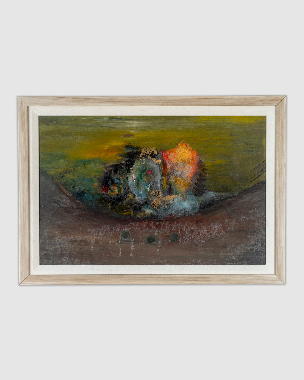 A. Rodriquez, Mexico City, 1969, Oil On Panel