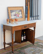 Antique Edwardian Marble Top Wash Stand