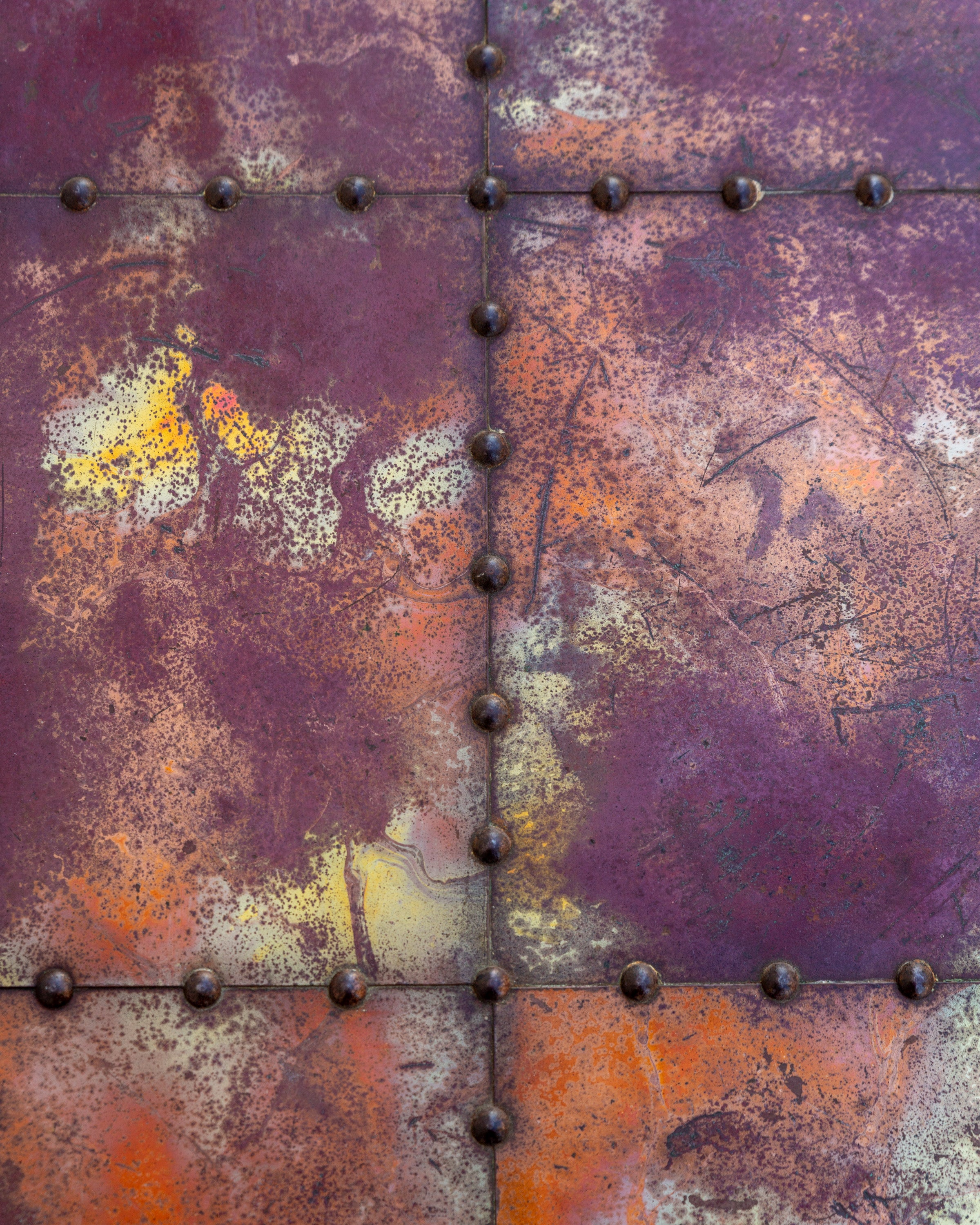 Vintage Copper-Clad Parsons Table