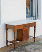 Antique Edwardian Marble Top Wash Stand