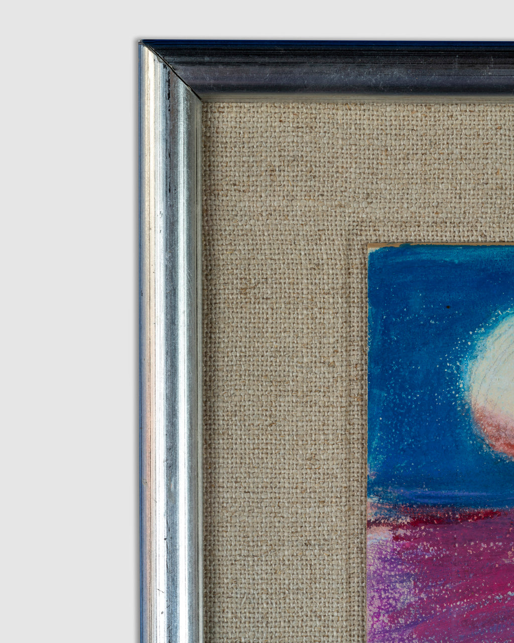 Vintage Abstract Pastel Painting