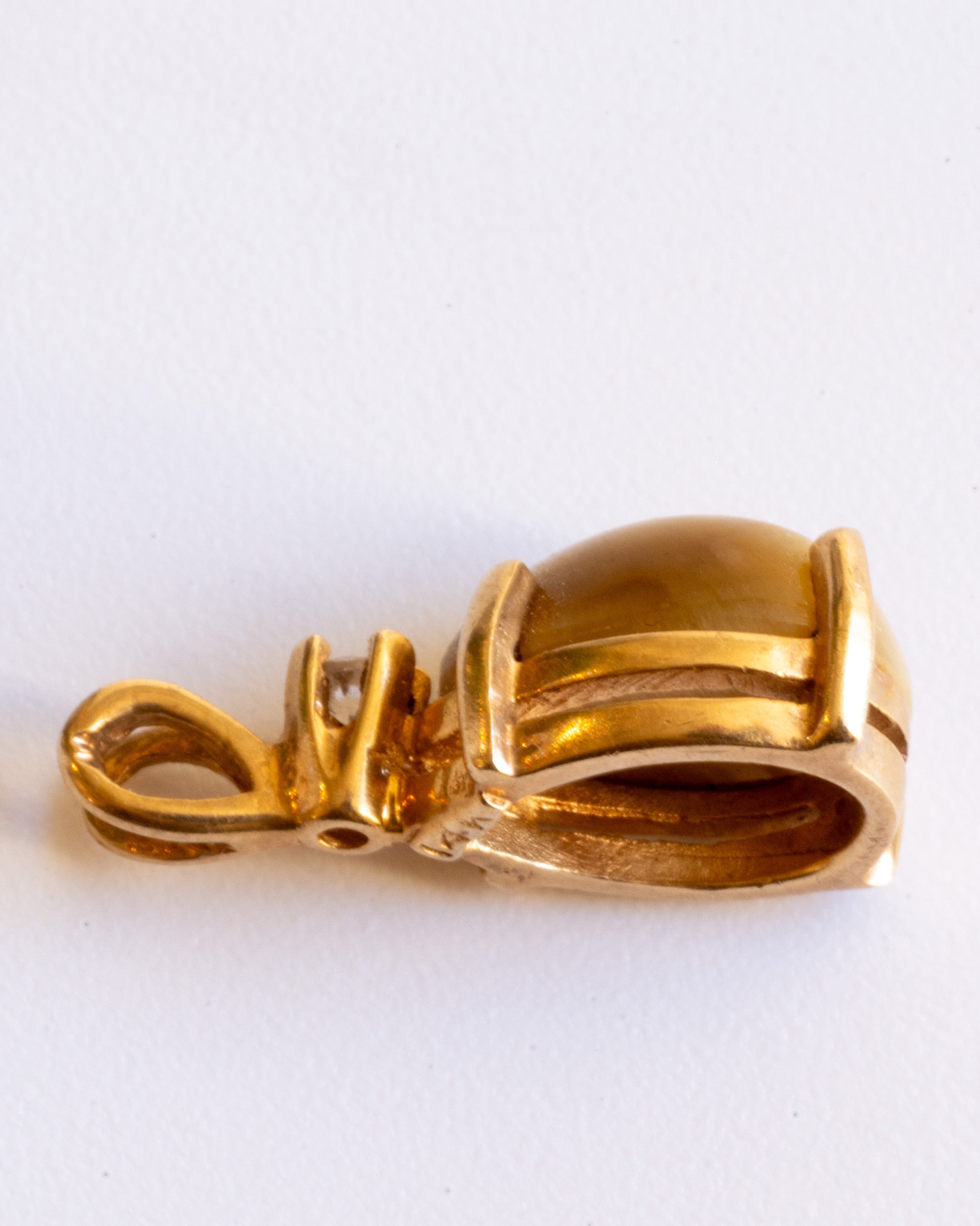 14k Pendant Tiger's Eye