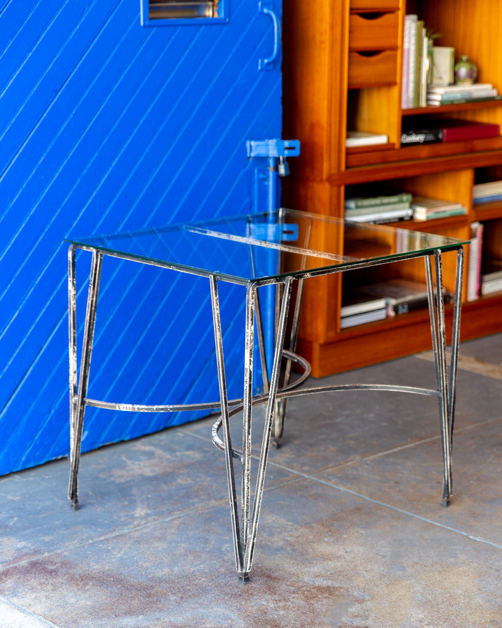 Mid Century Iron Table in the style of Salterini