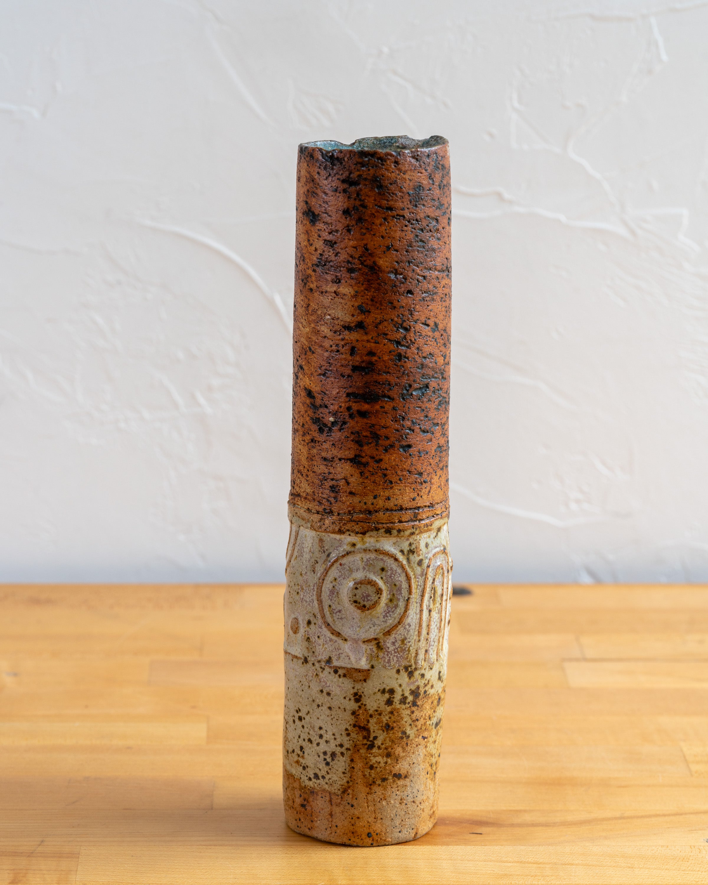 Vintage Alan Wallwork Studio Pottery Stoneware Vase