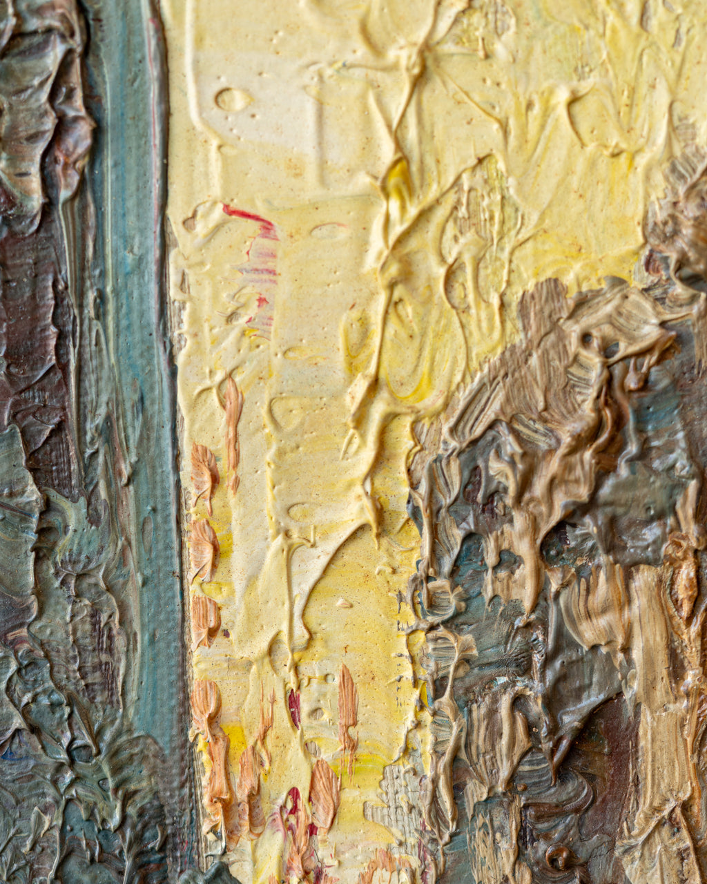 American Modernist Abstract Painting By John Frederick Helm, Jr