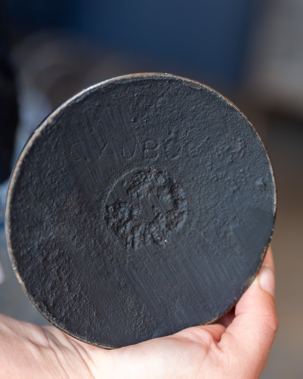 Original Early 1950s Carl Aubock Vice Versa Iron Floor Lamp