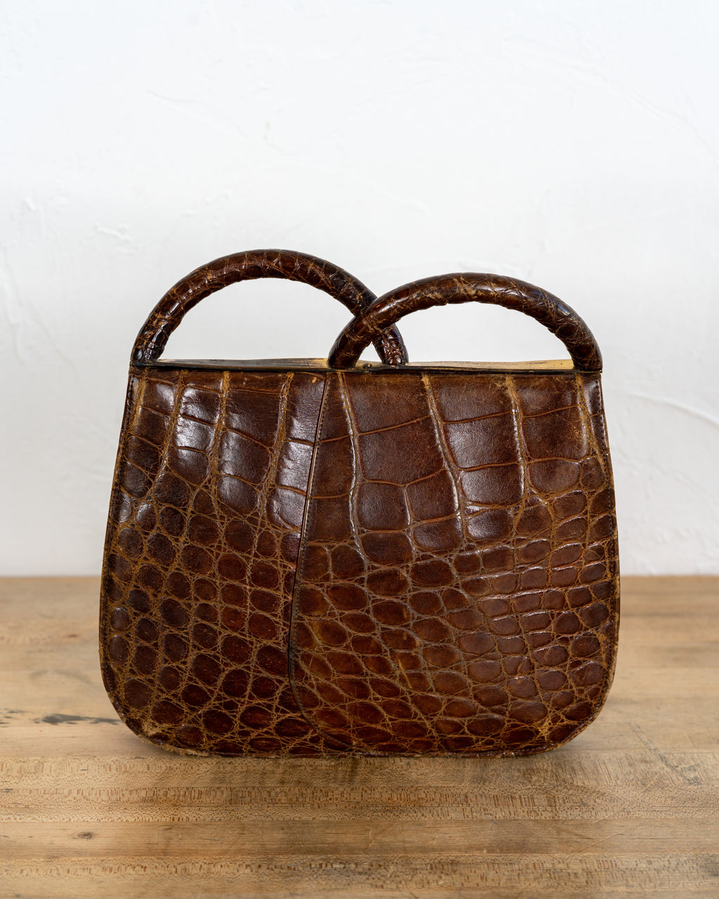 Vintage 1930's/40's Croc Clutch