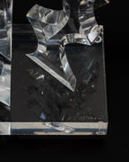 Vintage Norman Mercer Lucite Sculpture