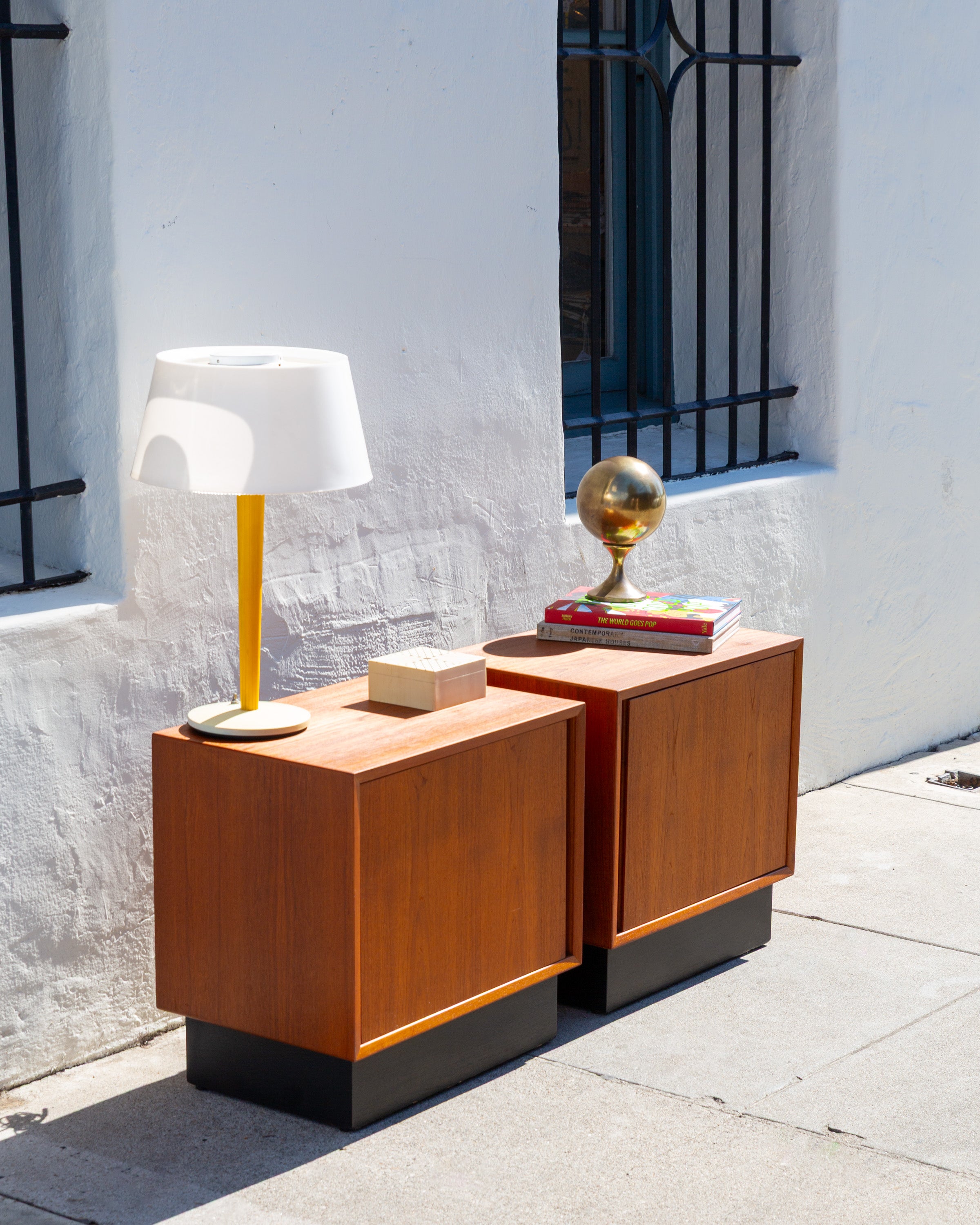 Mid Century Modern Teak Night Stand from Norway (Pair)