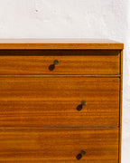 Paul McCobb for Calvin Mid Century Brass X Base Dresser