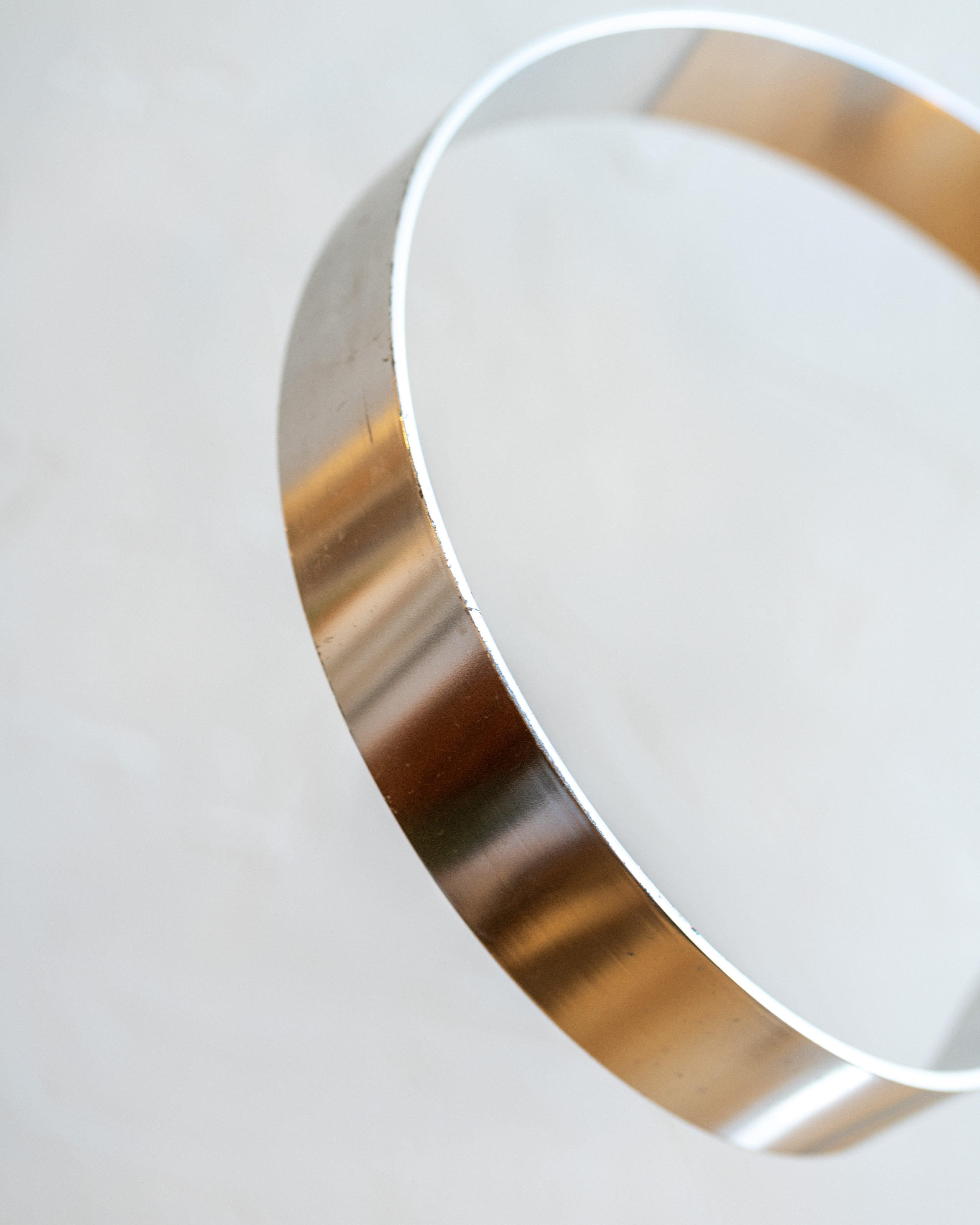 1978 Dan Murphy Aluminum Abstract Sculpture with Lucite Base