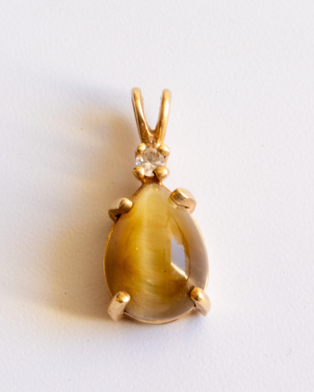 14k Pendant Tiger's Eye