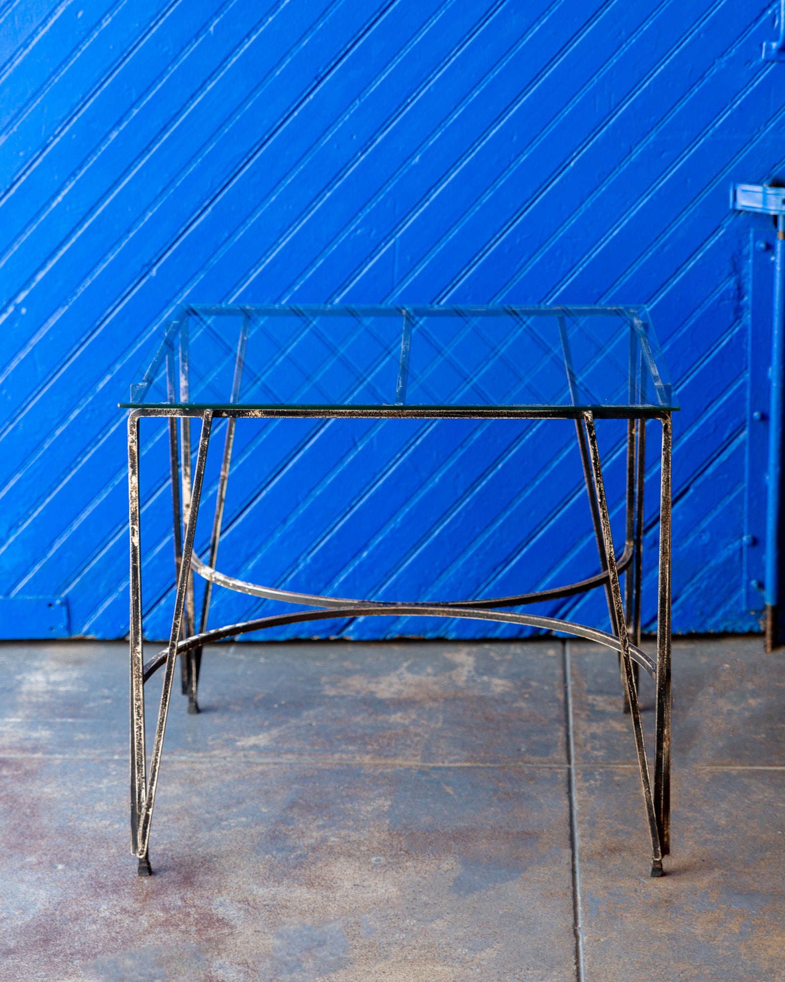 Mid Century Iron Table in the style of Salterini