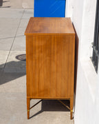 Paul McCobb for Calvin Mid Century Brass X Base Dresser
