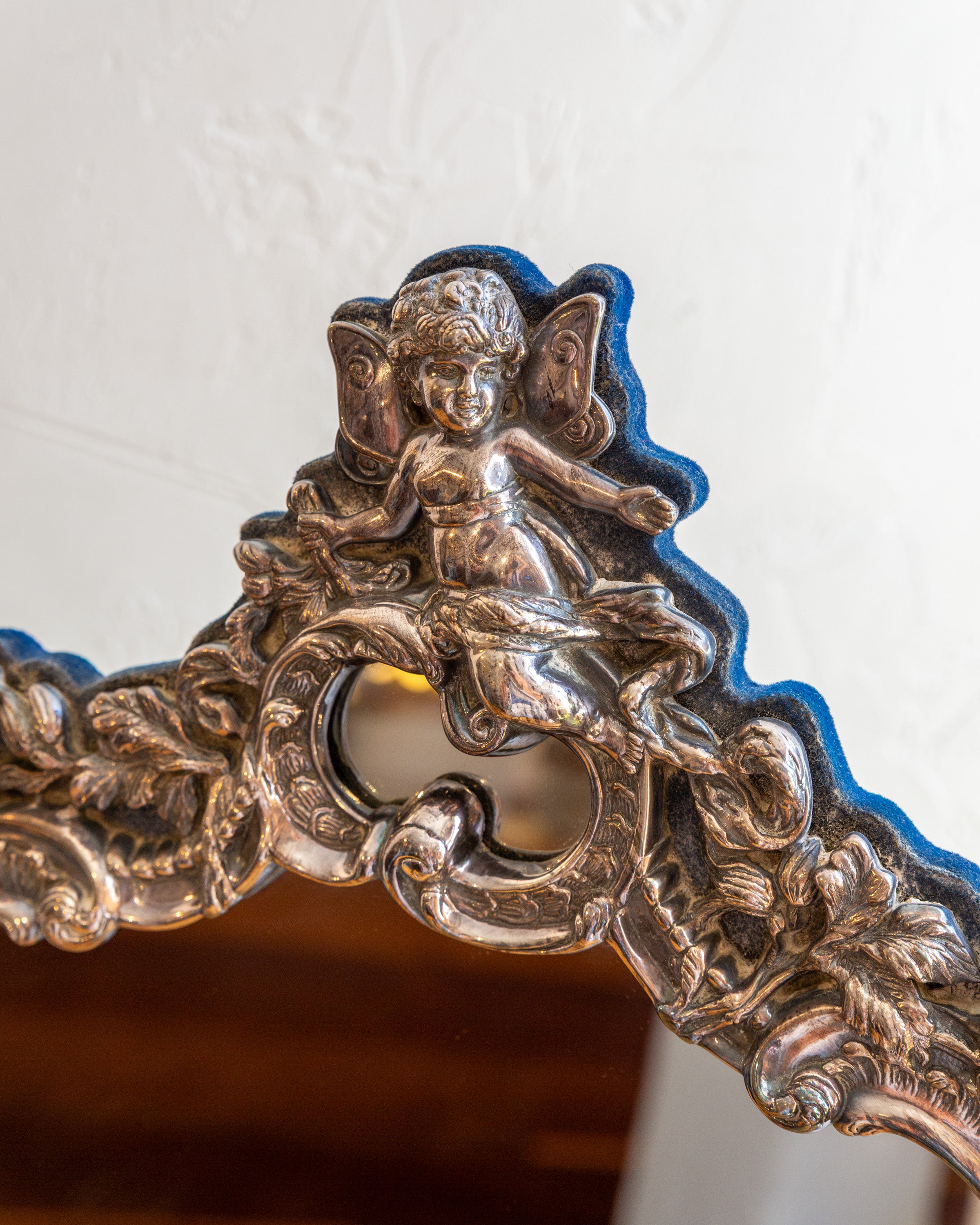 Vintage Sterling Silver Mirror