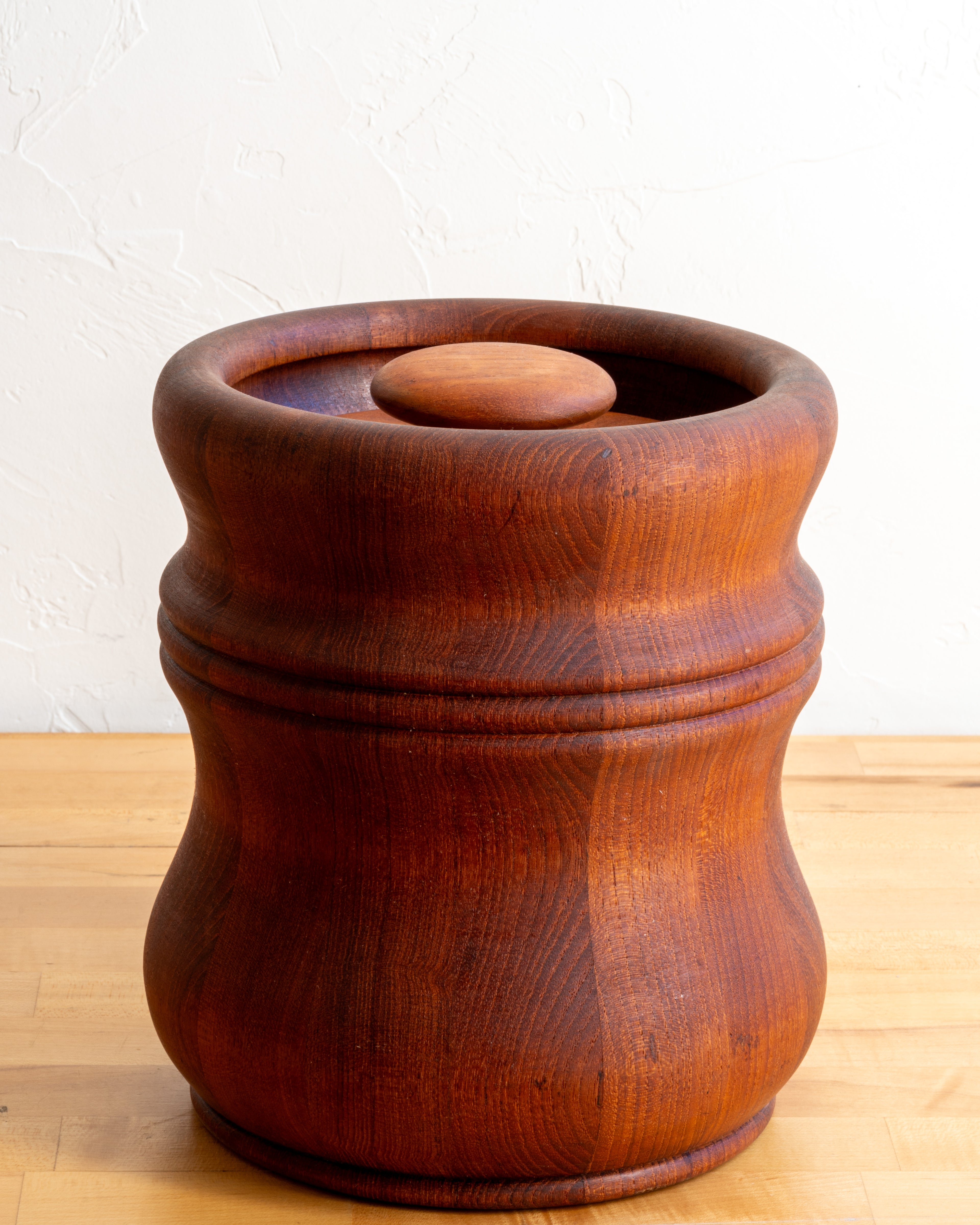 1960's Richard Nissen Danish MCM Ice Bucket with Black Insert