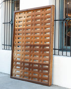 1960's-70's Sherrill Broudy for Panelcarve Redwood Panels Made in Santa Barbara