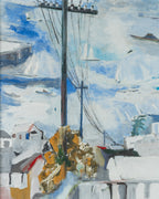 1960's San Francisco Cityscape Painting