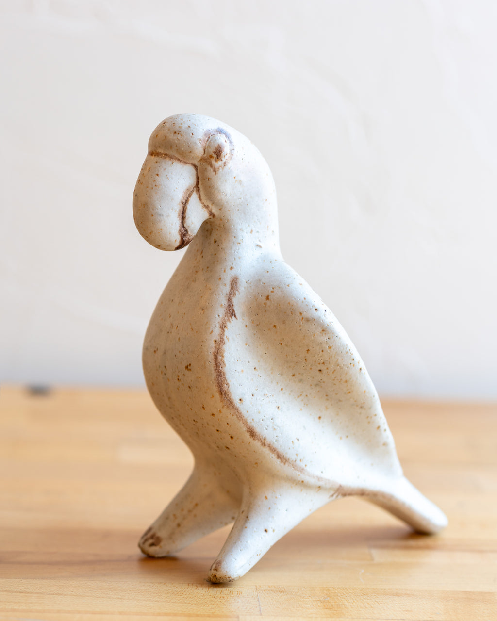 1970's Bruno Gambone Italy Glazed Ceramic Parrot