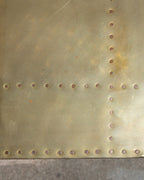 Brass Clad Two-Drawer Chest by Sarreid