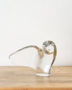 Vintage 1970's Baccarat Owl by Robert Rigot Sculpture (Itd. Ed. 9\12)