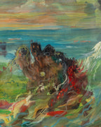 Martin Baer (1894-1961) mixed media on paper , 1948