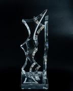 Vintage Norman Mercer Lucite Sculpture