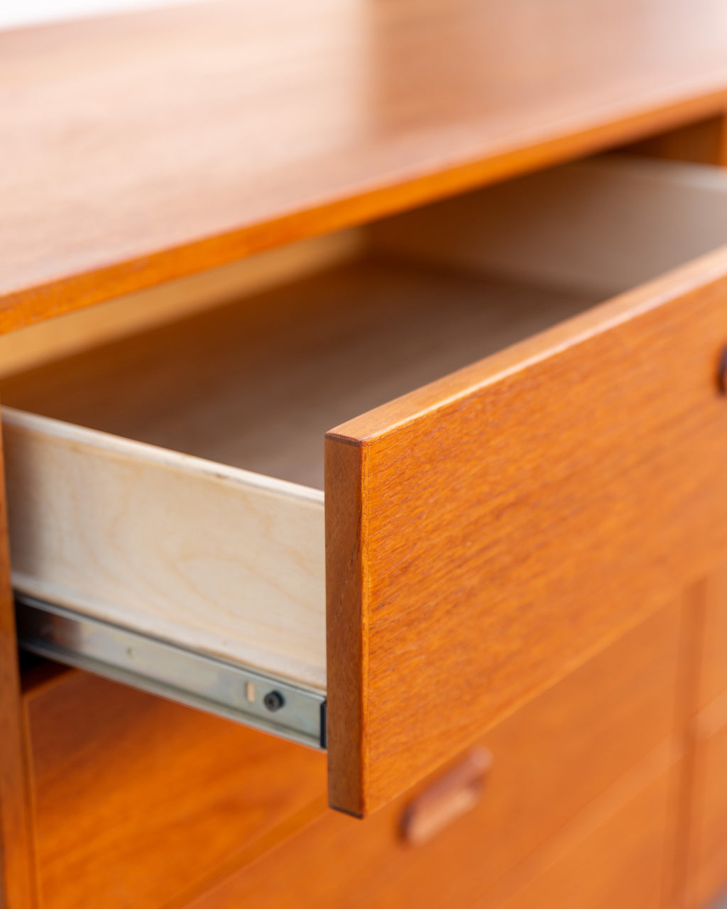 Custom Handmade Teak 8 Drawer Chest
